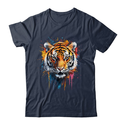 Happy Tiger Art Design For Women Men Tiger Face Cute Tiger Shirt & Hoodie | teecentury