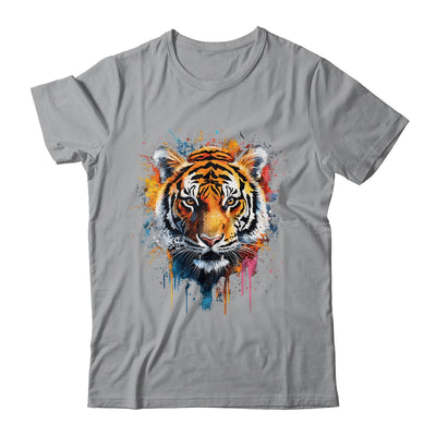 Happy Tiger Art Design For Women Men Tiger Face Cute Tiger Shirt & Hoodie | teecentury