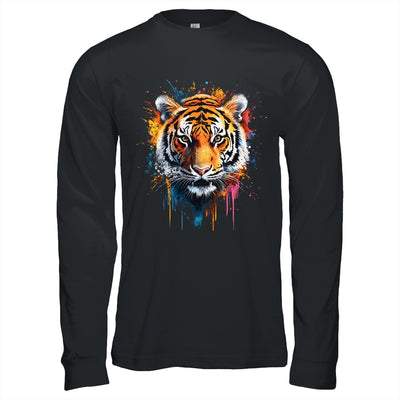 Happy Tiger Art Design For Women Men Tiger Face Cute Tiger Shirt & Hoodie | teecentury