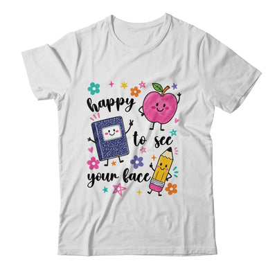Happy To See Your Face Preschool Teacher Back To School Shirt & Hoodie | teecentury
