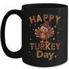 Happy Turkey Day 2023 Autumn Fall Thanksgiving Family Kids Mug | teecentury
