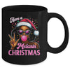 Have A Melanin Christmas Black African American Afro Santa Mug | teecentury