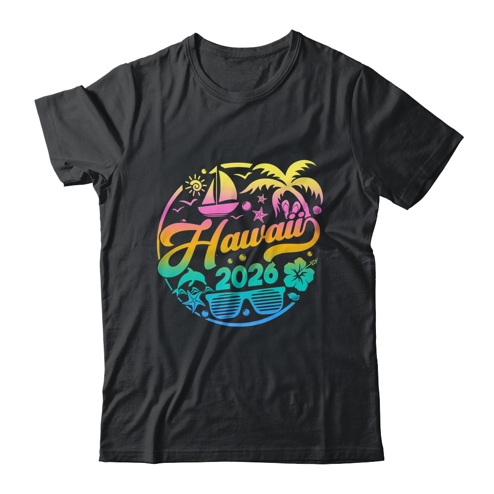 Hawaii 2026 Family Vacation Beach Matching Group Shirt & Tank Top | teecentury