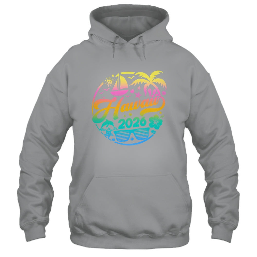 Hawaii 2026 Family Vacation Beach Matching Group Shirt & Tank Top | teecentury