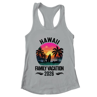 Hawaii Family Vacation 2026 Matching Outfits Beach Summer Shirt & Tank Top | teecentury