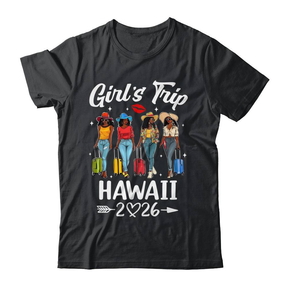Hawaii Girls Trip 2026 Birthday Squad Women Vacation Shirt & Tank Top | teecentury