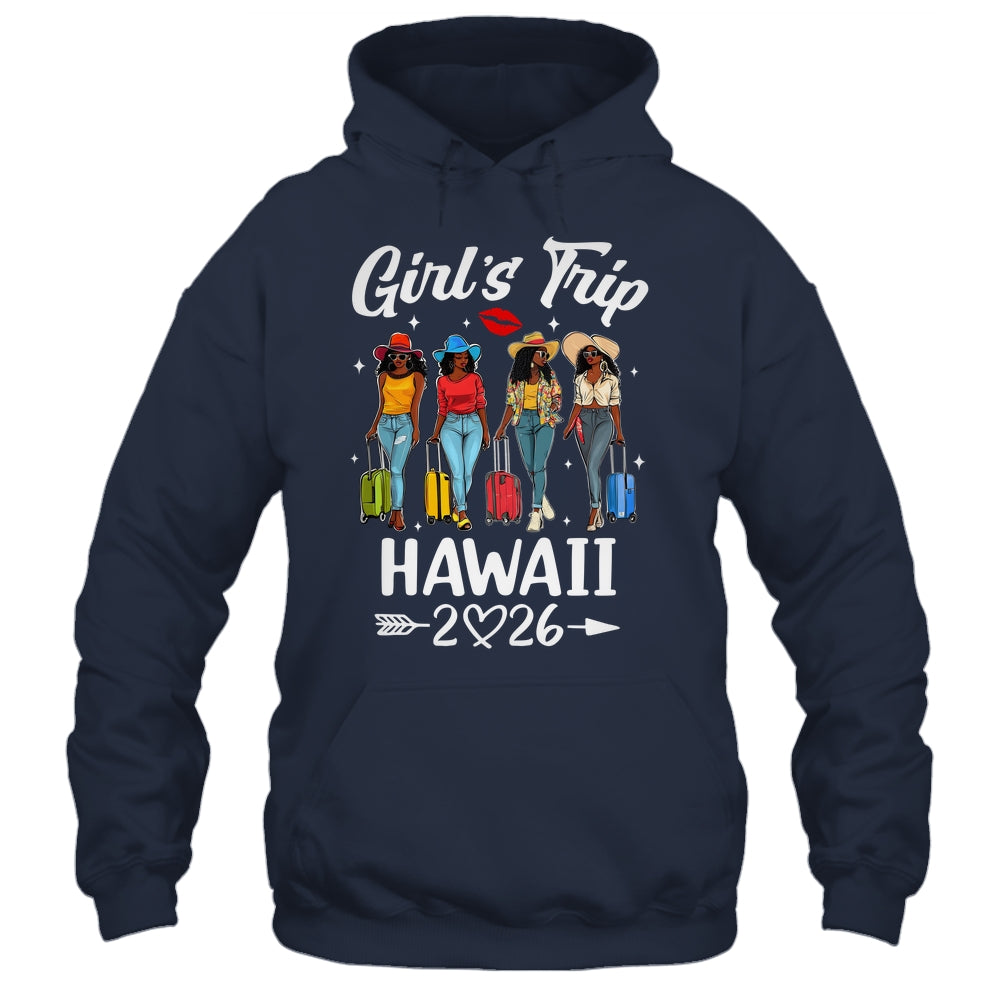 Hawaii Girls Trip 2026 Birthday Squad Women Vacation Shirt & Tank Top | teecentury