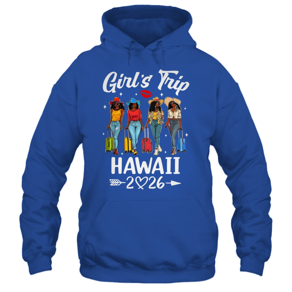 Hawaii Girls Trip 2026 Birthday Squad Women Vacation Shirt & Tank Top | teecentury