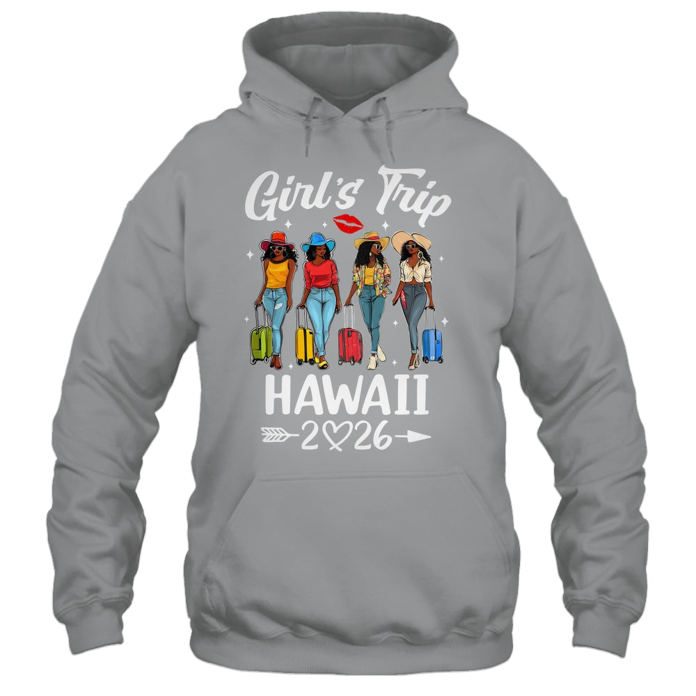 Hawaii Girls Trip 2026 Birthday Squad Women Vacation Shirt & Tank Top | teecentury