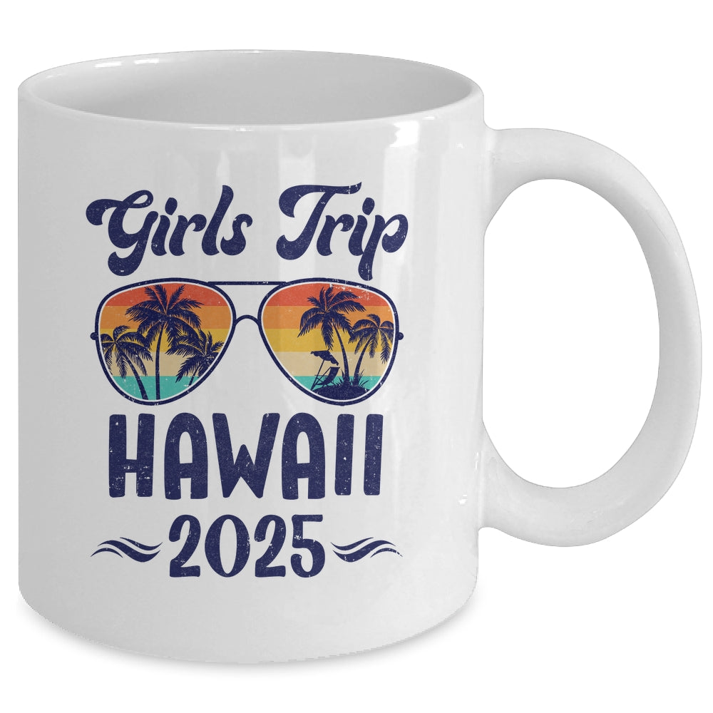 Hawaii Girls Trip Beach Vacation 2025 Matching Group Mug | teecentury