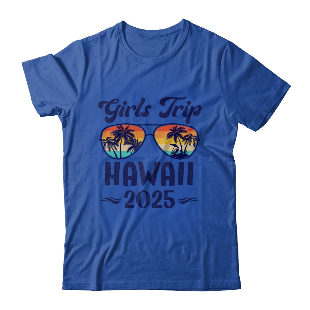 Hawaii Girls Trip Beach Vacation 2025 Matching Group Shirt & Tank Top | teecentury
