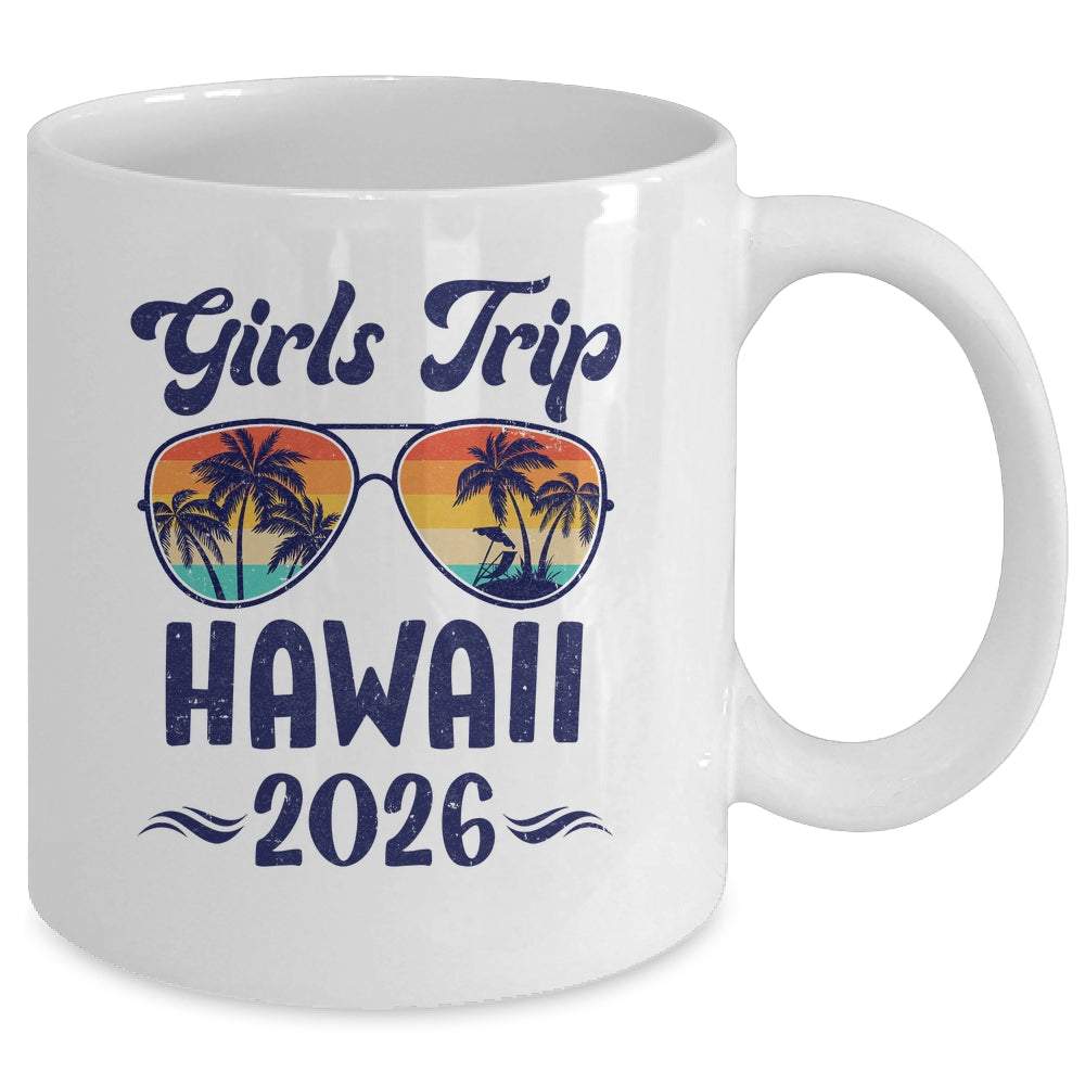 Hawaii Girls Trip Beach Vacation 2026 Matching Group Mug | teecentury