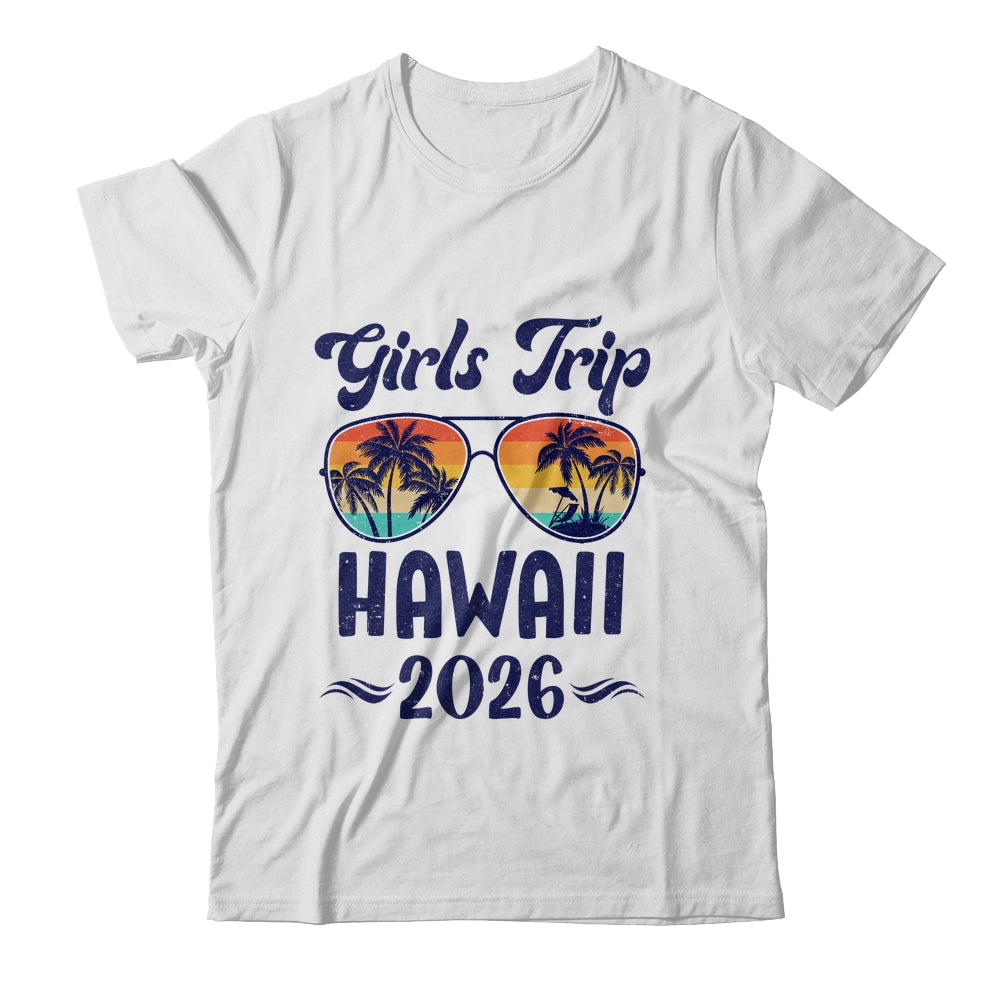 Hawaii Girls Trip Beach Vacation 2026 Matching Group Shirt & Tank Top | teecentury