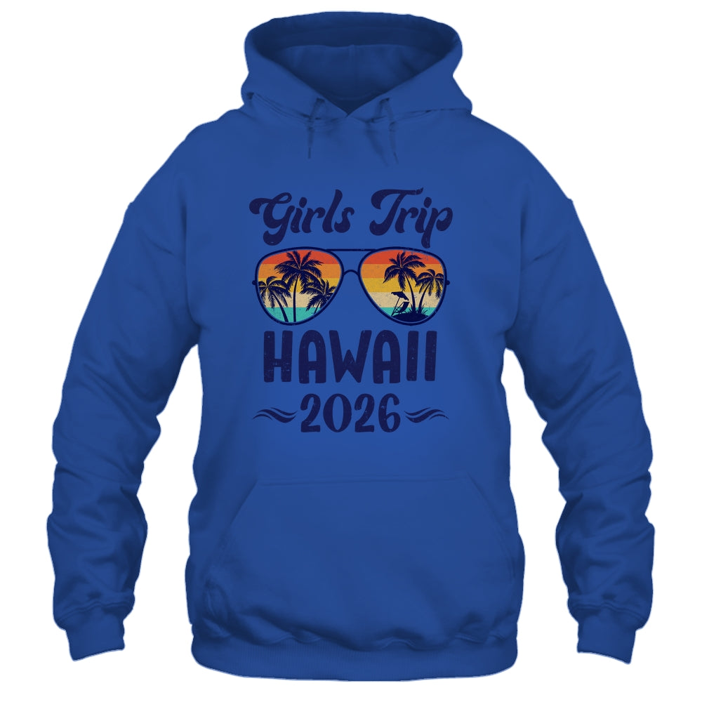 Hawaii Girls Trip Beach Vacation 2026 Matching Group Shirt & Tank Top | teecentury
