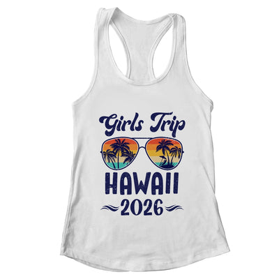 Hawaii Girls Trip Beach Vacation 2026 Matching Group Shirt & Tank Top | teecentury