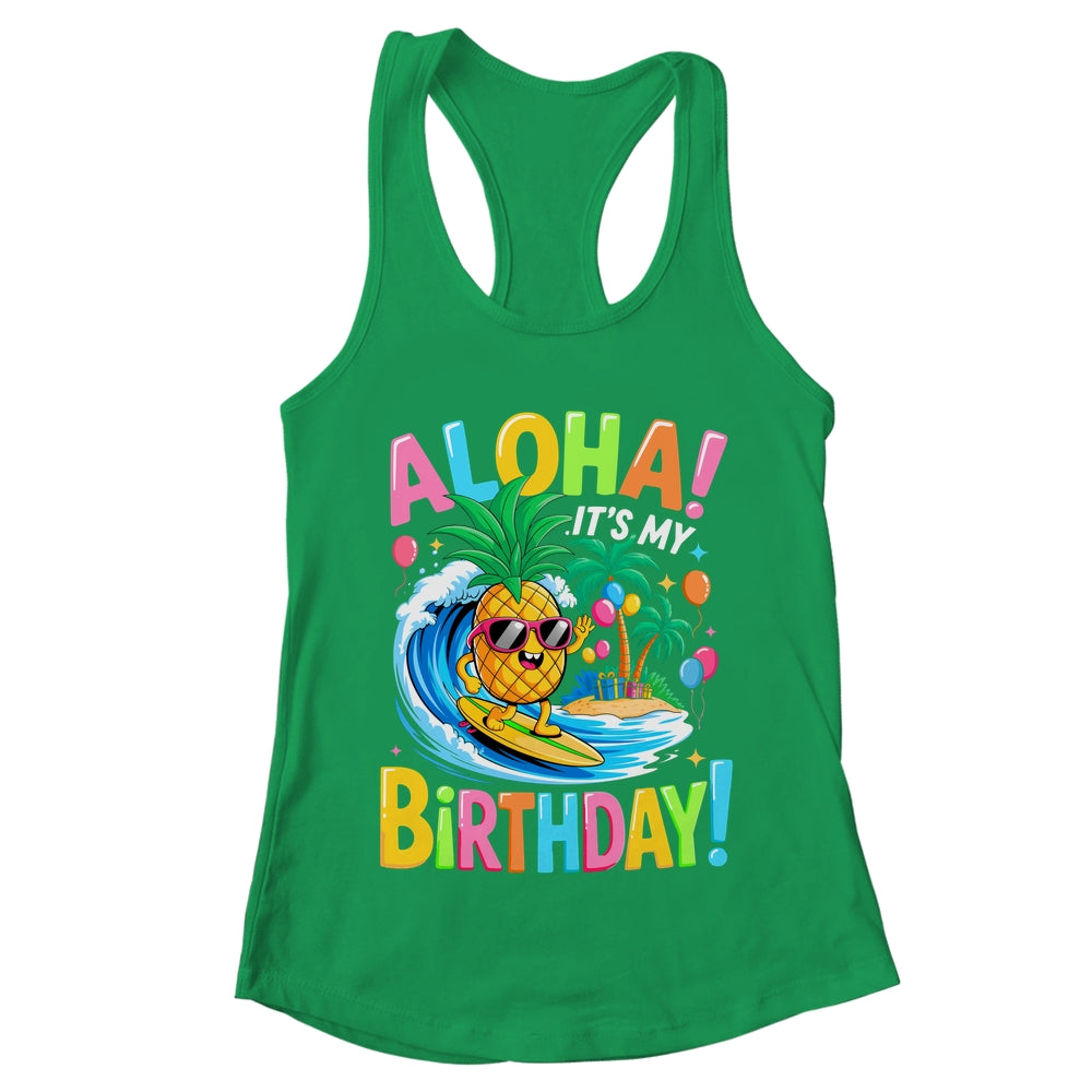 Hawaii It's My Birthday Party Aloha Hawaii Hawaiian Floral Shirt & Tank Top | teecentury