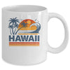 Hawaii Vacation Sunset Cute 70s Vintage Retro Beach Mug | teecentury