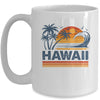 Hawaii Vacation Sunset Cute 70s Vintage Retro Beach Mug | teecentury