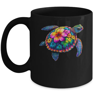 Hawaiian Sea Turtle Tie Dye Hawaii Colorful Beach Summer Mug | teecentury