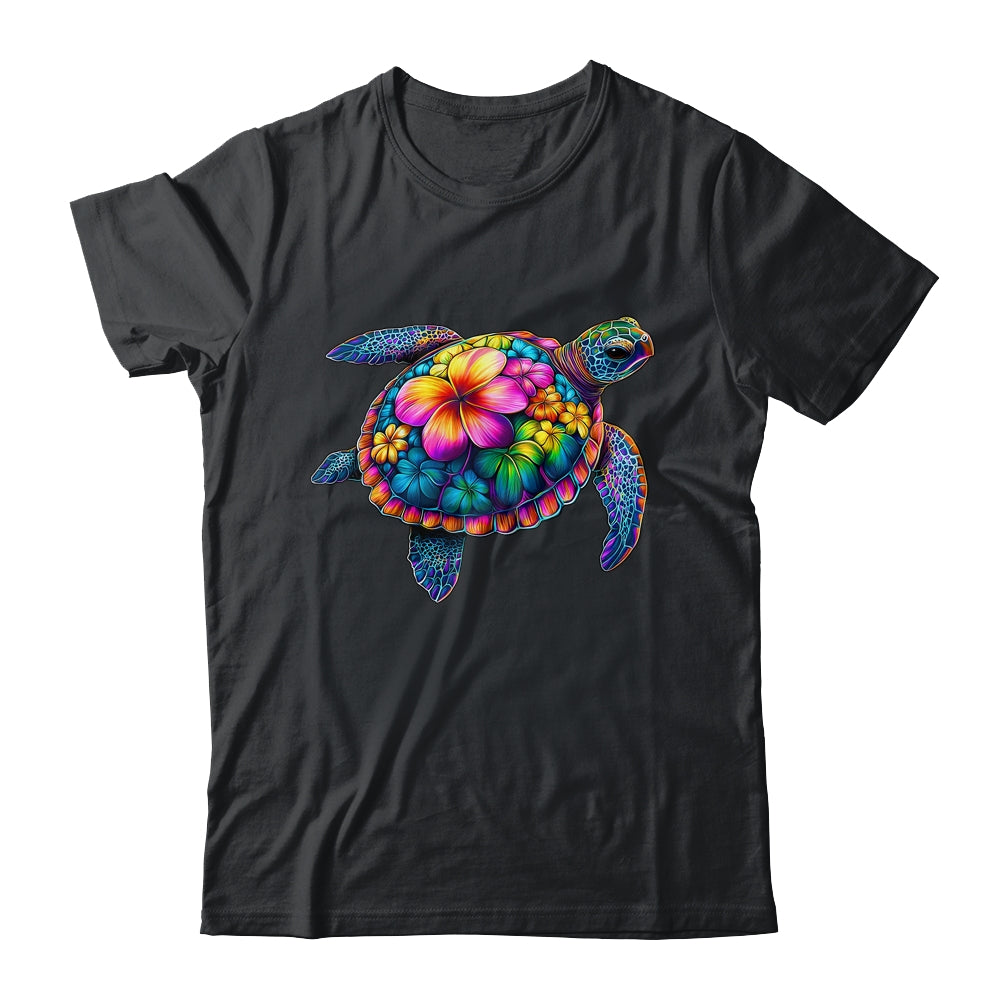 Hawaiian Sea Turtle Tie Dye Hawaii Colorful Beach Summer Shirt & Tank Top | teecentury