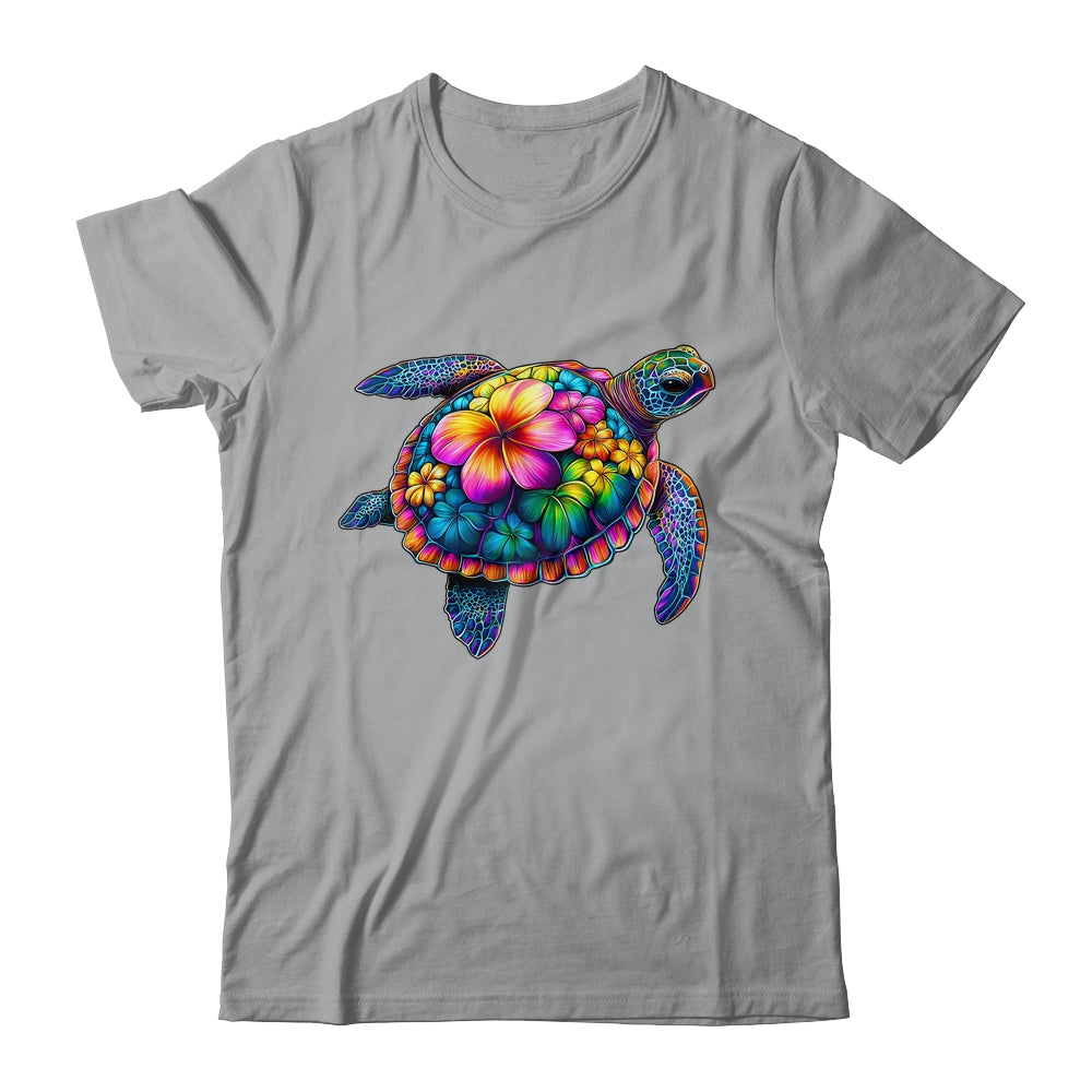 Hawaiian Sea Turtle Tie Dye Hawaii Colorful Beach Summer Shirt & Tank Top | teecentury