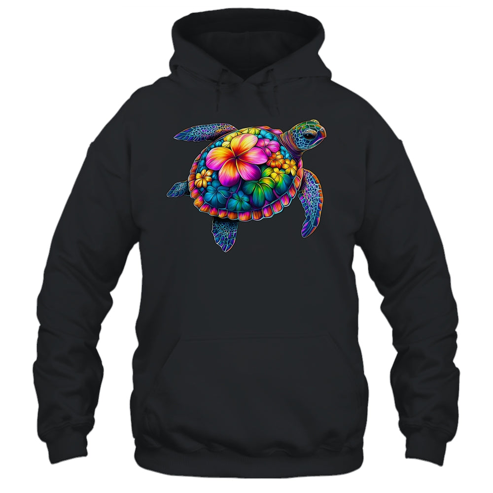 Hawaiian Sea Turtle Tie Dye Hawaii Colorful Beach Summer Shirt & Tank Top | teecentury