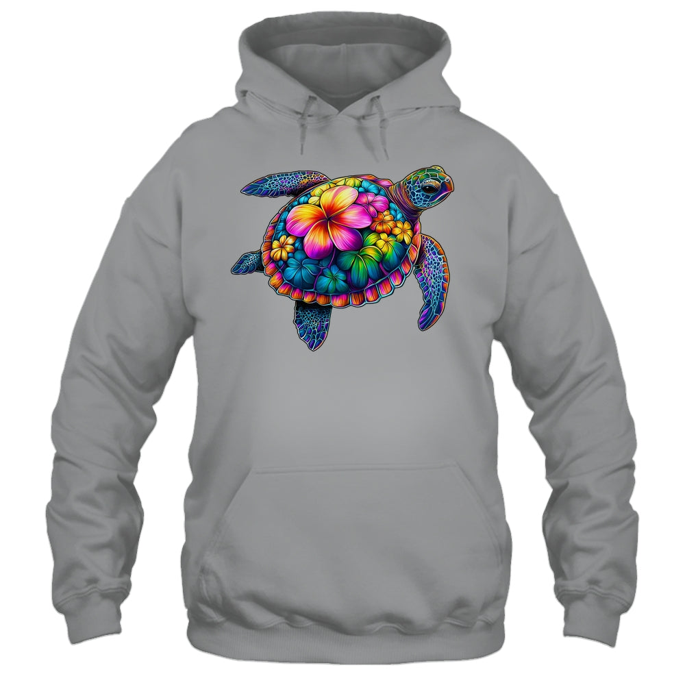 Hawaiian Sea Turtle Tie Dye Hawaii Colorful Beach Summer Shirt & Tank Top | teecentury
