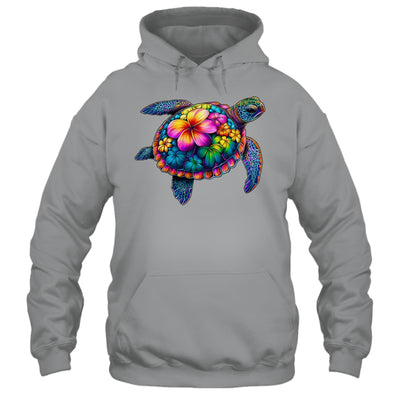 Hawaiian Sea Turtle Tie Dye Hawaii Colorful Beach Summer Shirt & Tank Top | teecentury