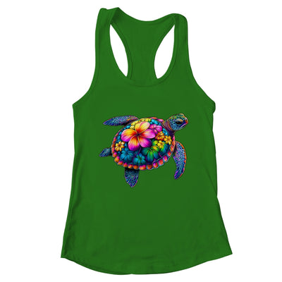 Hawaiian Sea Turtle Tie Dye Hawaii Colorful Beach Summer Shirt & Tank Top | teecentury