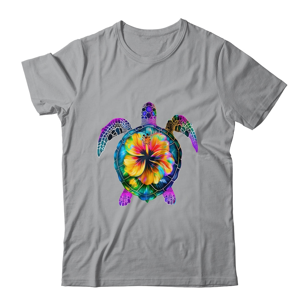 Hawaiian Tie Dye Sea Turtle Cute Hawaii For Men And Women Shirt & Tank Top | teecentury