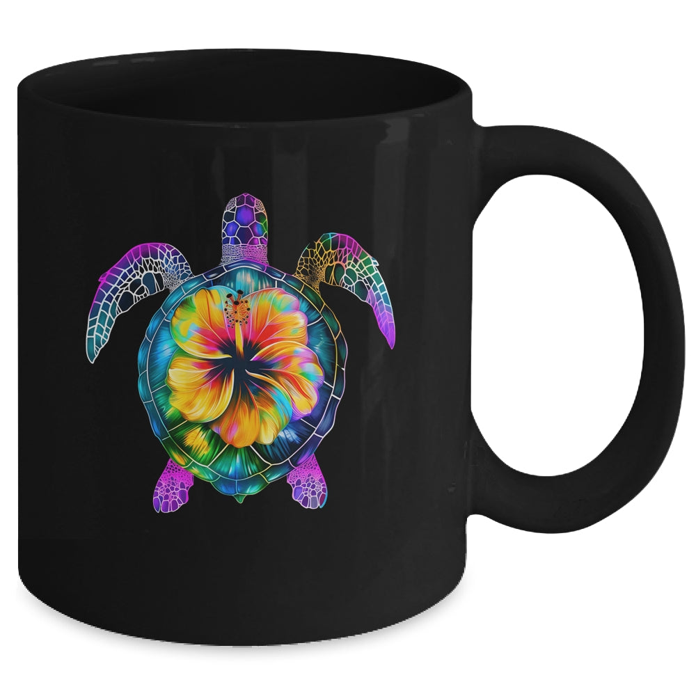 Hawaiian Tie Dye Sea Turtle Cute Hawaii For Men And Women Mug | teecentury