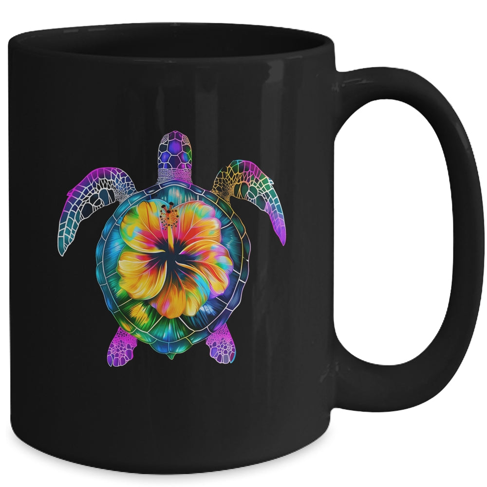 Hawaiian Tie Dye Sea Turtle Cute Hawaii For Men And Women Mug | teecentury
