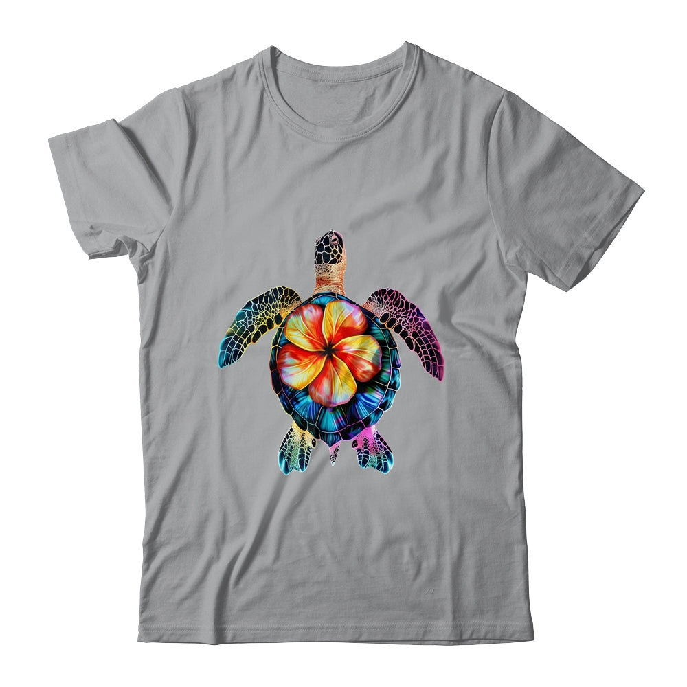 Hawaiian Tie Dye Sea Turtle Hawaii For Men And Women Girl Shirt & Tank Top | teecentury