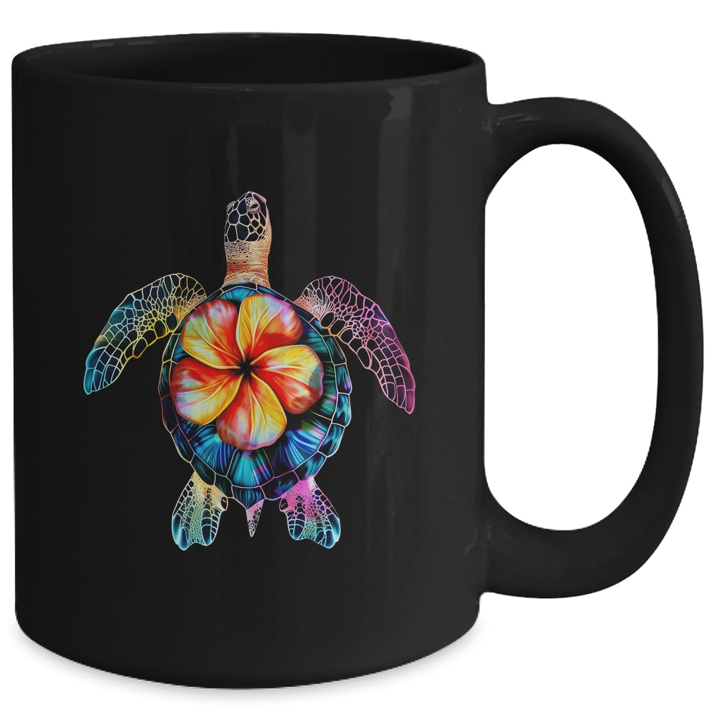 Hawaiian Tie Dye Sea Turtle Hawaii For Men And Women Girl Mug | teecentury