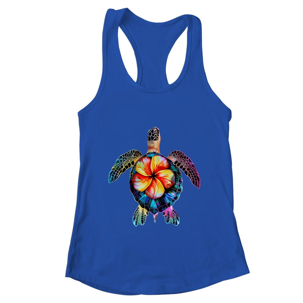 Hawaiian Tie Dye Sea Turtle Hawaii For Men And Women Girl Shirt & Tank Top | teecentury