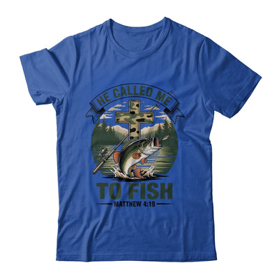 He Called Me To Fish Bass Fishing Camo Christian Funny Shirt & Hoodie | teecentury