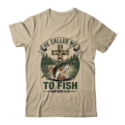He Called Me To Fish Bass Fishing Camo Christian Funny Shirt & Hoodie | teecentury