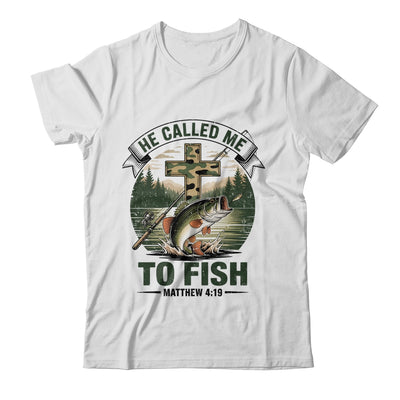 He Called Me To Fish Bass Fishing Camo Christian Funny Shirt & Hoodie | teecentury