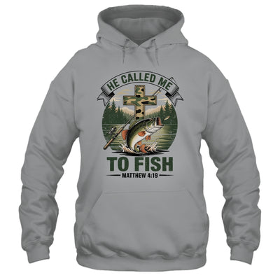 He Called Me To Fish Bass Fishing Camo Christian Funny Shirt & Hoodie | teecentury