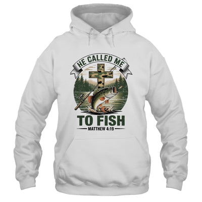 He Called Me To Fish Bass Fishing Camo Christian Funny Shirt & Hoodie | teecentury
