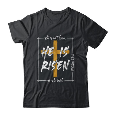 He Is Risen Easter Christian Cross Men Women Kids Shirt & Hoodie | teecentury
