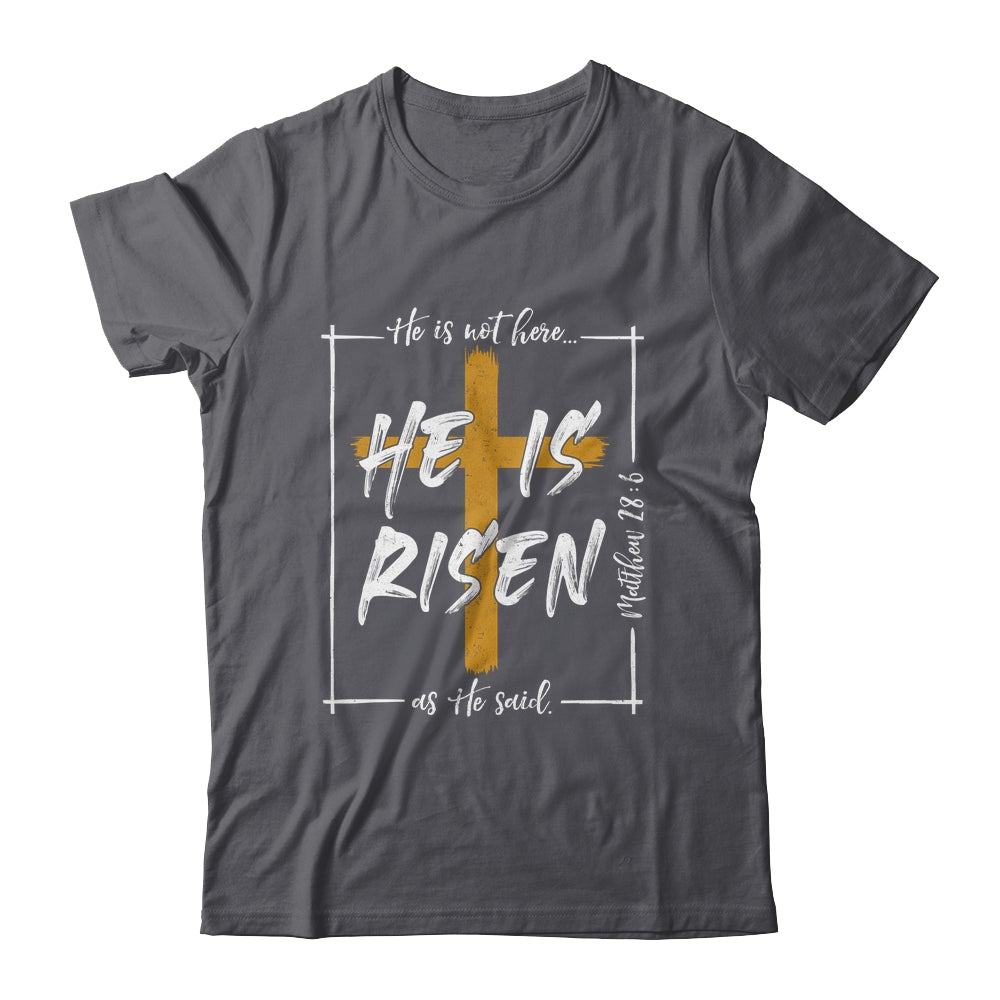 He Is Risen Easter Christian Cross Men Women Kids Shirt & Hoodie | teecentury