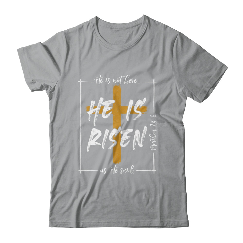 He Is Risen Easter Christian Cross Men Women Kids Shirt & Hoodie | teecentury