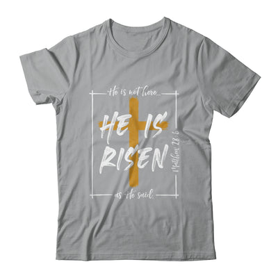 He Is Risen Easter Christian Cross Men Women Kids Shirt & Hoodie | teecentury
