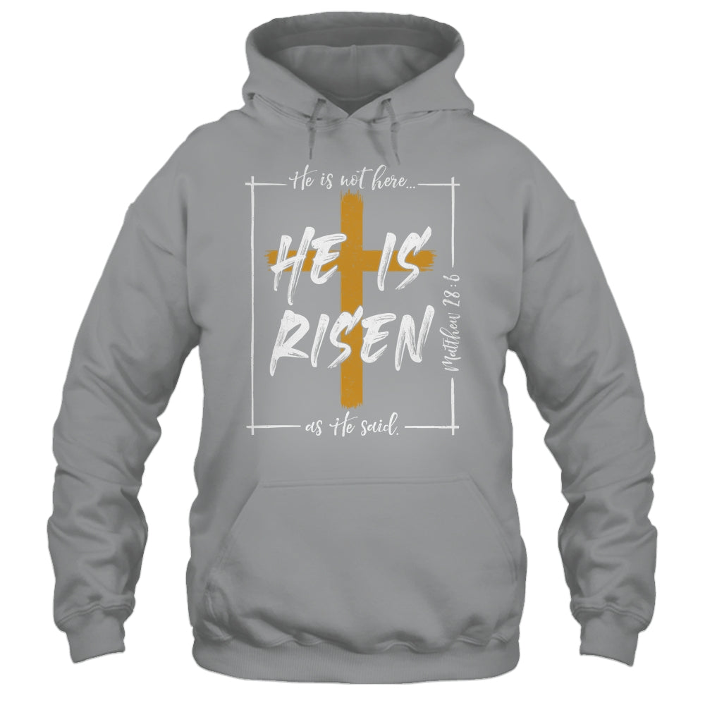 He Is Risen Easter Christian Cross Men Women Kids Shirt & Hoodie | teecentury