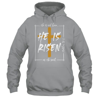 He Is Risen Easter Christian Cross Men Women Kids Shirt & Hoodie | teecentury