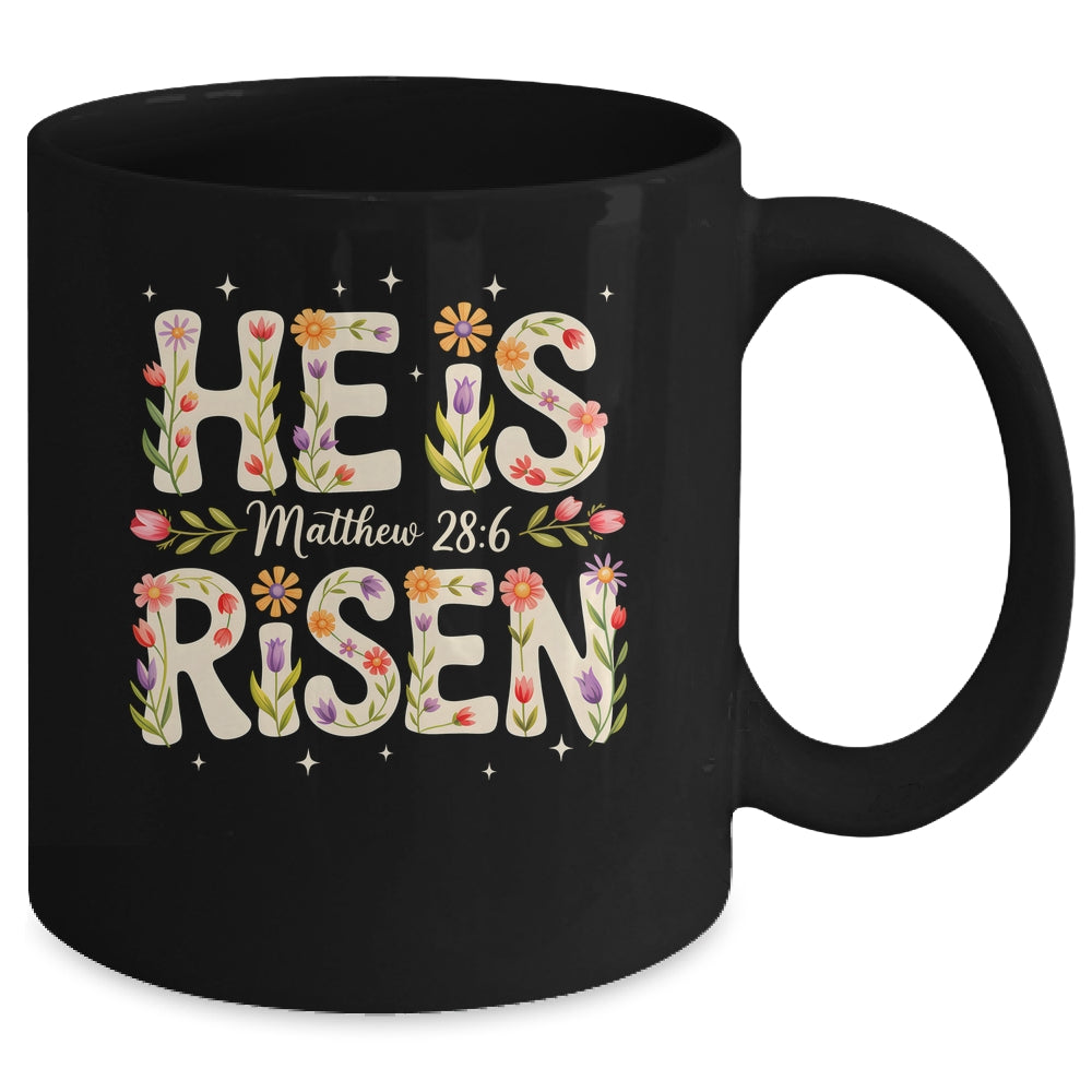 He Is Risen Jesus Christian Happy Easter Women Girls Mug | teecentury
