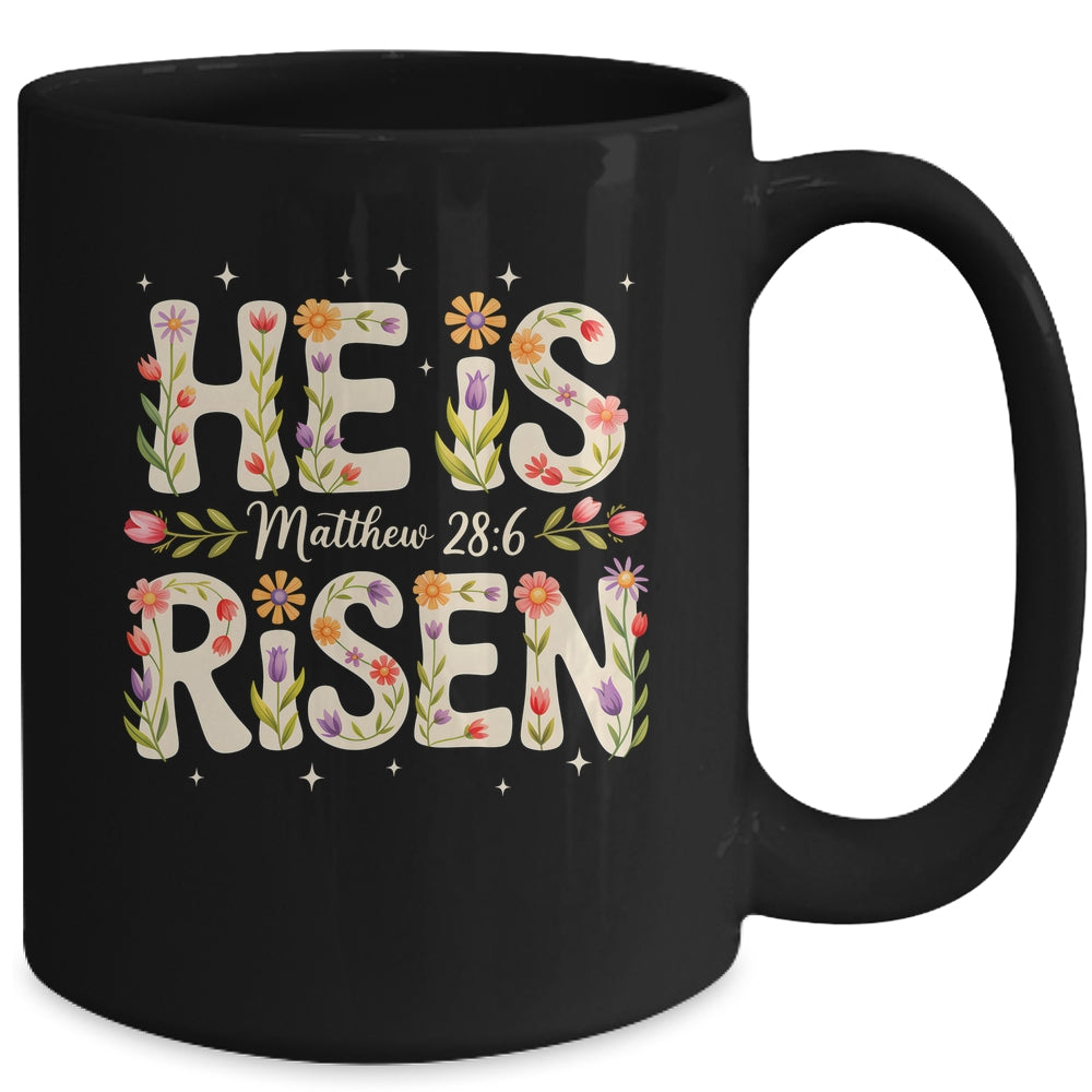He Is Risen Jesus Christian Happy Easter Women Girls Mug | teecentury