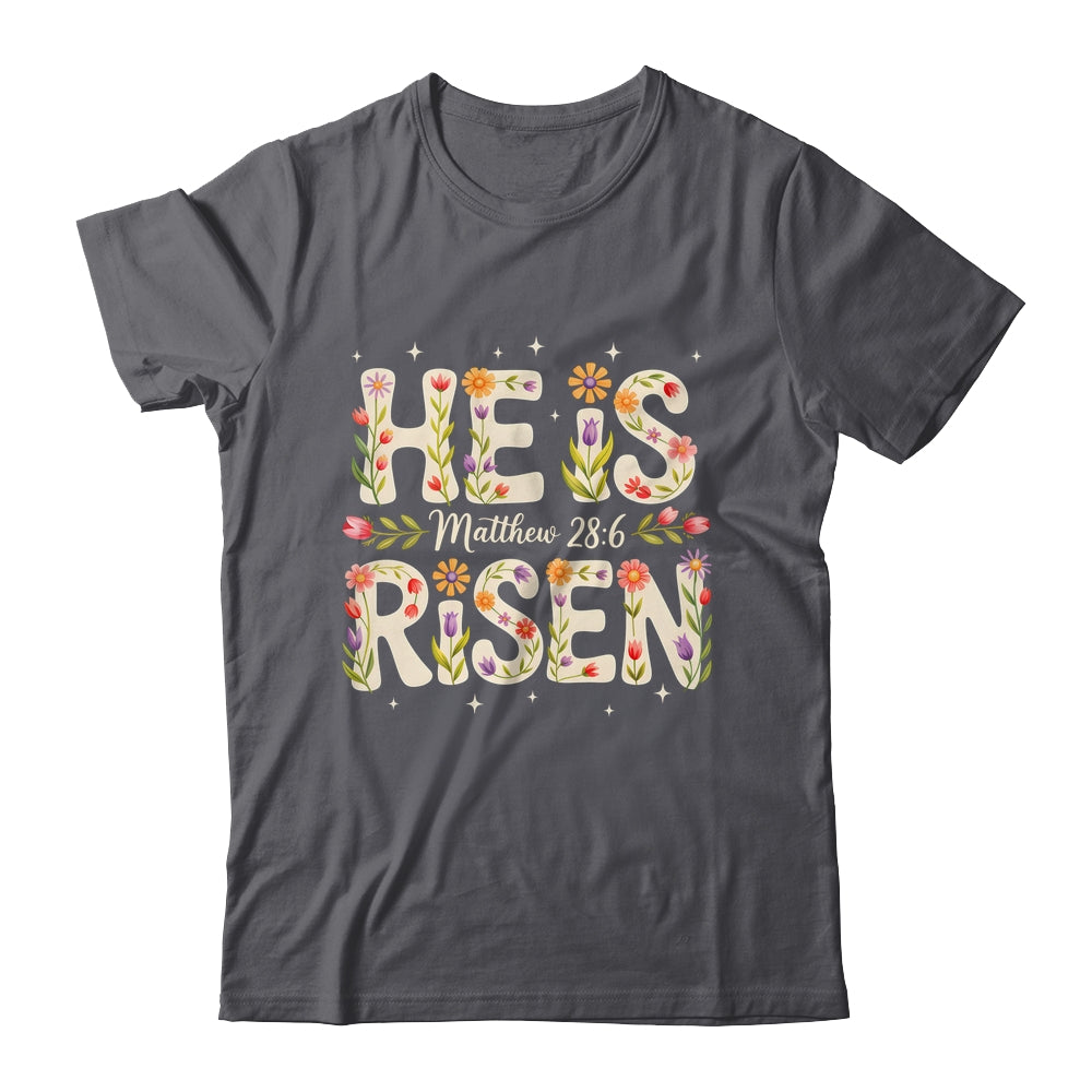 He Is Risen Jesus Christian Happy Easter Women Girls Shirt & Hoodie | teecentury
