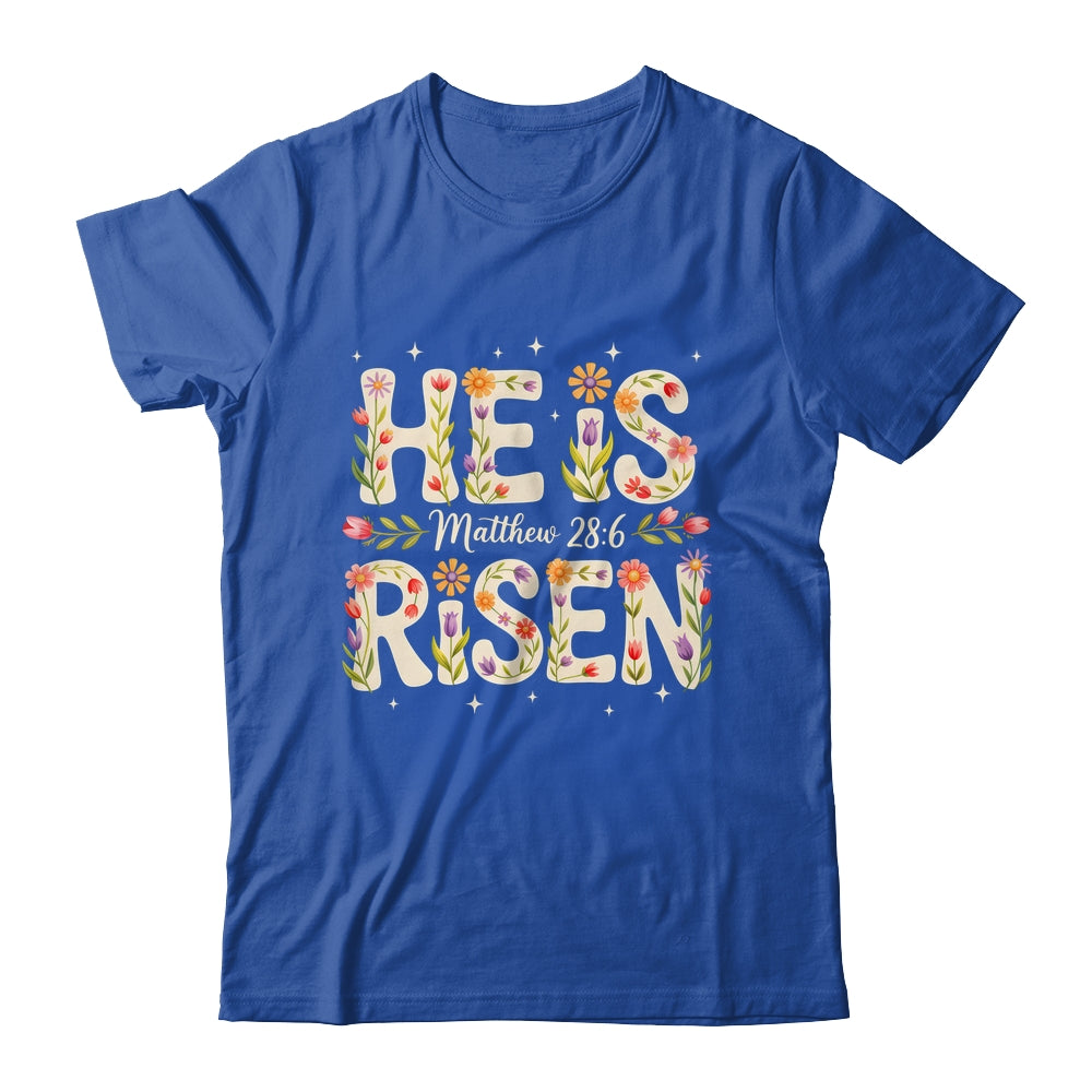 He Is Risen Jesus Christian Happy Easter Women Girls Shirt & Hoodie | teecentury
